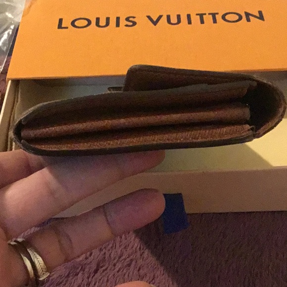 Authentic Louis Vuitton Monogram Porte Montaigne Billets Tresor Sara Long Wallet - Picture 12 of 15